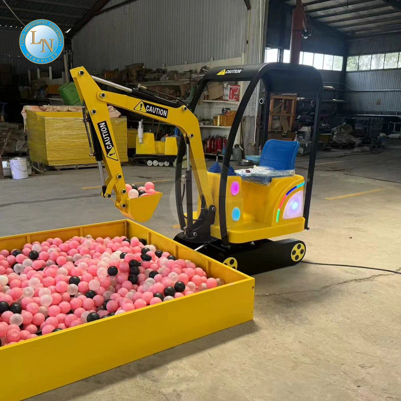 Kid Excavator Equipment Indoor/outdoor Amusement Park Ride For Mall Shoppers Excavator 1