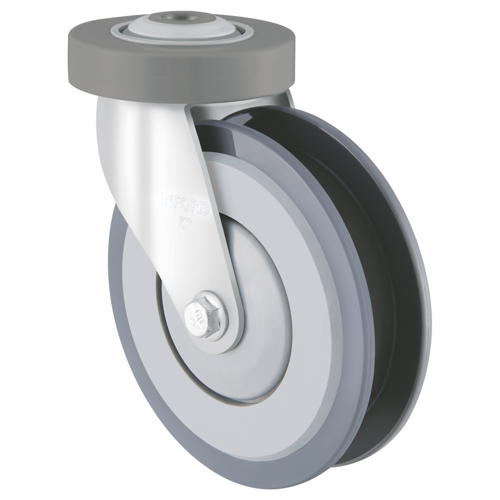 Industrial 5inch Caster Series Display Bases Swivel Wheel Casters For 70-120kgs Load Capacity 1
