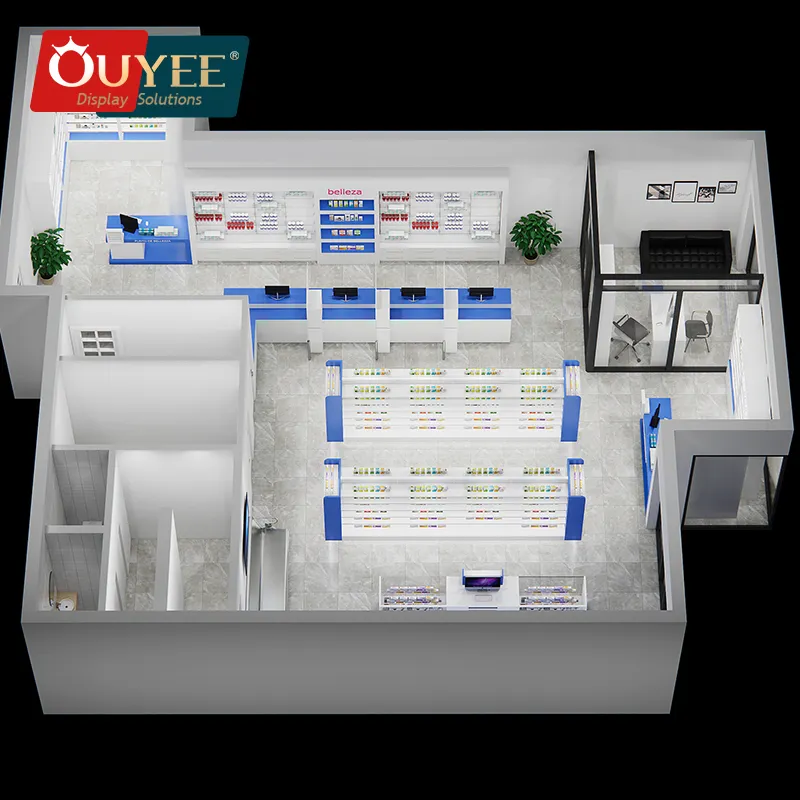 Ouyee Apotheken-Gondelregalhersteller 6
