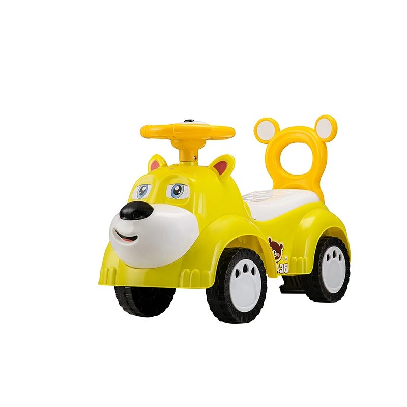 Stable Design Kids Ride-on Car Foot To Floor Toy With Music Wide Wheelbase Low Center Gravity For 2-4 Years Plastic Toddler Toy 1