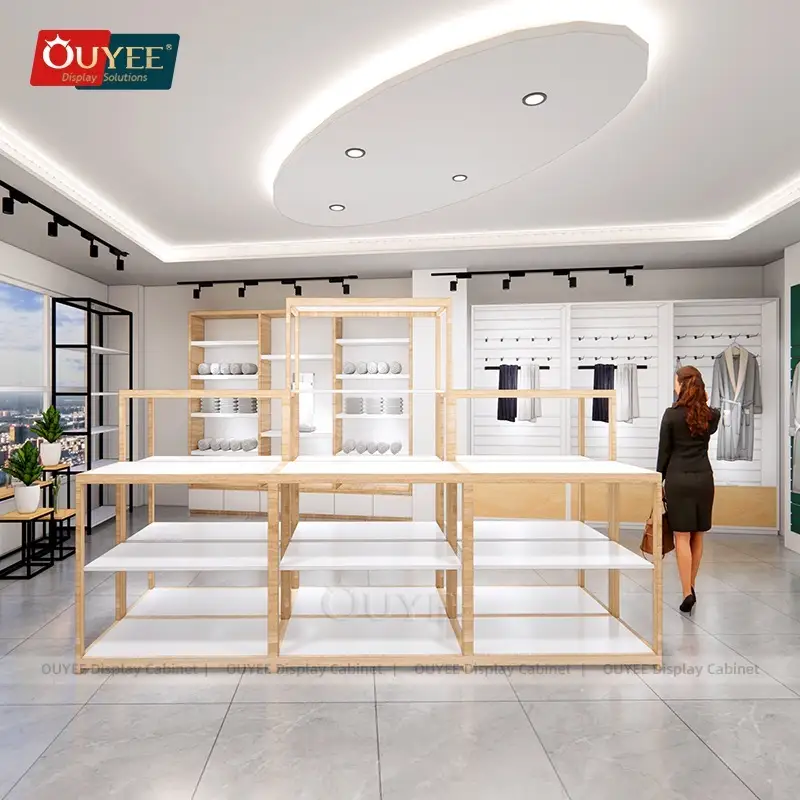 Kleiderständer aus Holz für Laden, Zuhause &amp; Dekoration 1