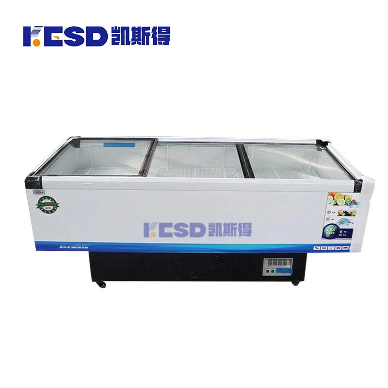 Kaesid 상업용 슈퍼마켓 아일랜드 냉동고