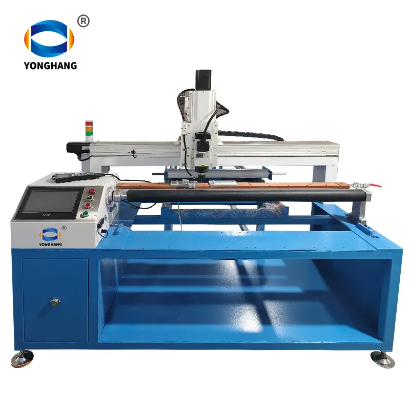 PU Rubber Timing Belt Slotting & Drilling Machine 1
