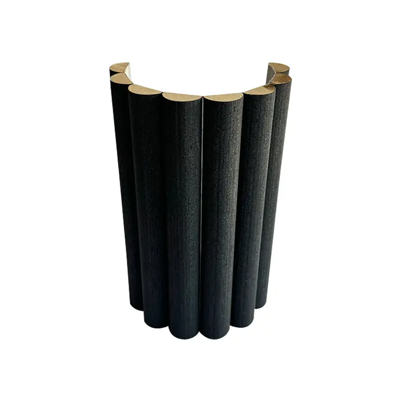 Flexible Wood Acoustic Panel - Curved Wooden Slats Sound Absorption Wall Panel 1