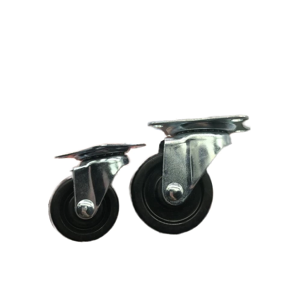 Industrial Factory Price Box Packing 1.5 inch 38mm Rubber Swivel Caster Wheel1 1