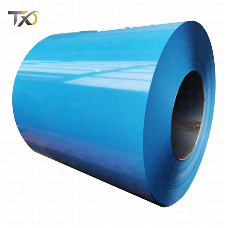 Low Price Ppgi Coil Prepainted Gi Steel Coil / Ppgi/ Color Coated Ppgi Steel Roofing Sheet Paint Filmtop10-30um Back5-25um 1