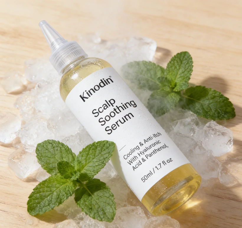Herbal Soothing Scalp Serum Menthol Niacinamide For Itch/irritation Relief Leave-in Concentrated Formula For Dry Sensitive Scalp 1
