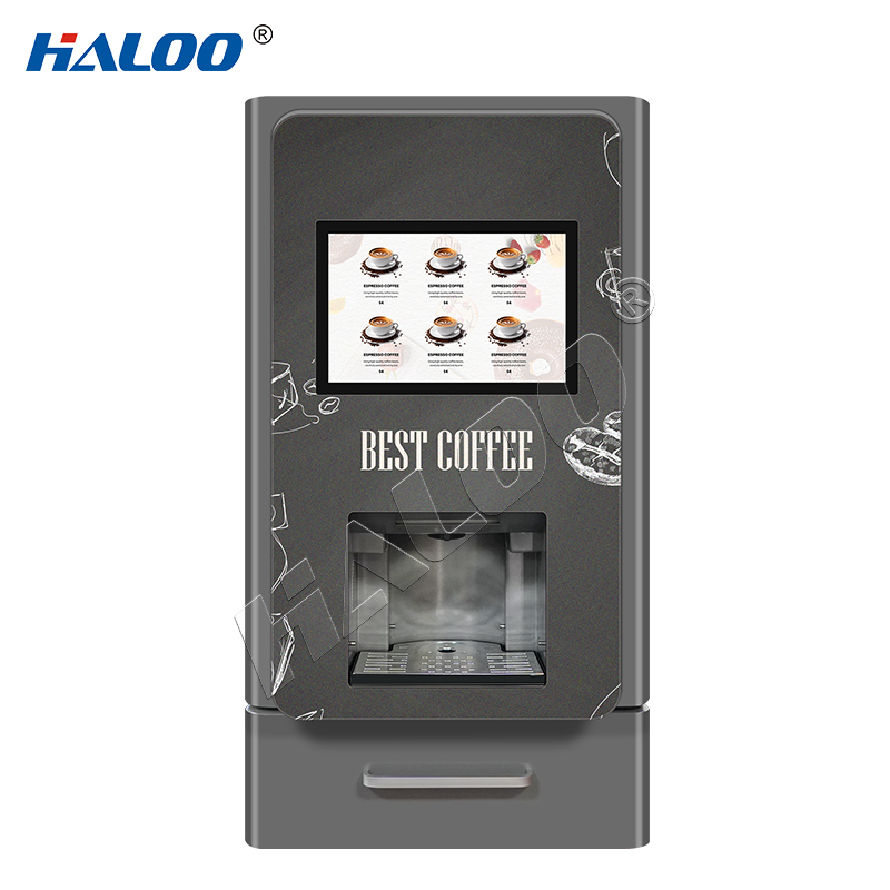 Haloo 10.1-inch capsule coffee with hot drink desktop vending machine portable business coffee machine 2
