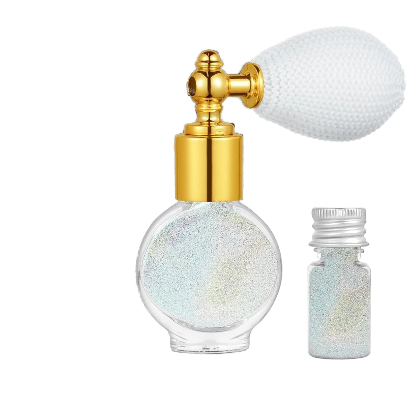 Proveedor de polvos de purpurina MLM, venta al por mayor, espray de purpurina para rostro y cuerpo, iluminador de larga duración, espray de purpurina seguro y no tóxico. 1