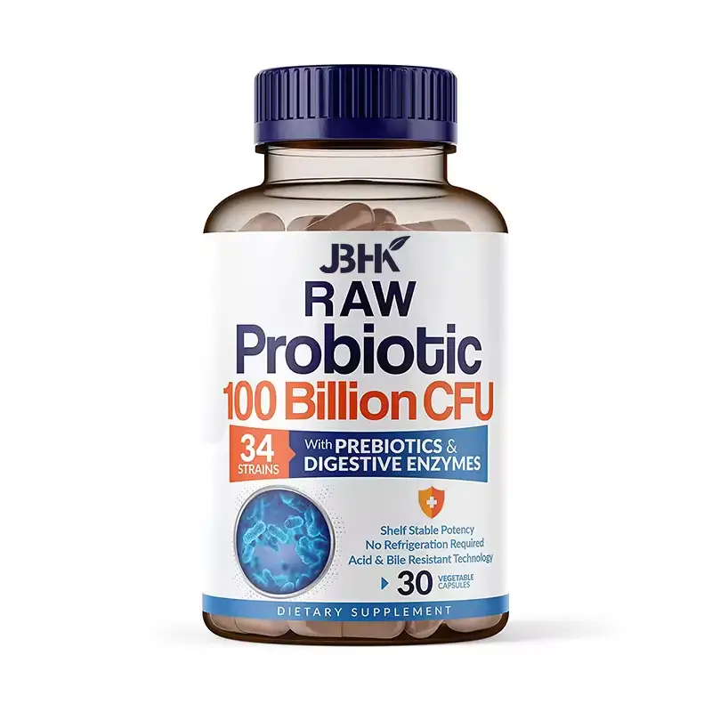 Vegetarian Organic Probiotic Digestive Enzyme 100B CFU Caps 1