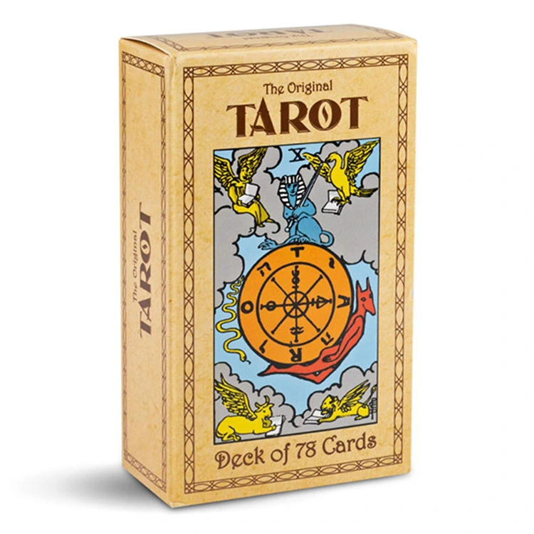High Quality Printed Tarot Wholesale Matte Holographic Paper Custom Design Golden Edged Gilt Tarot Cards Deck 1