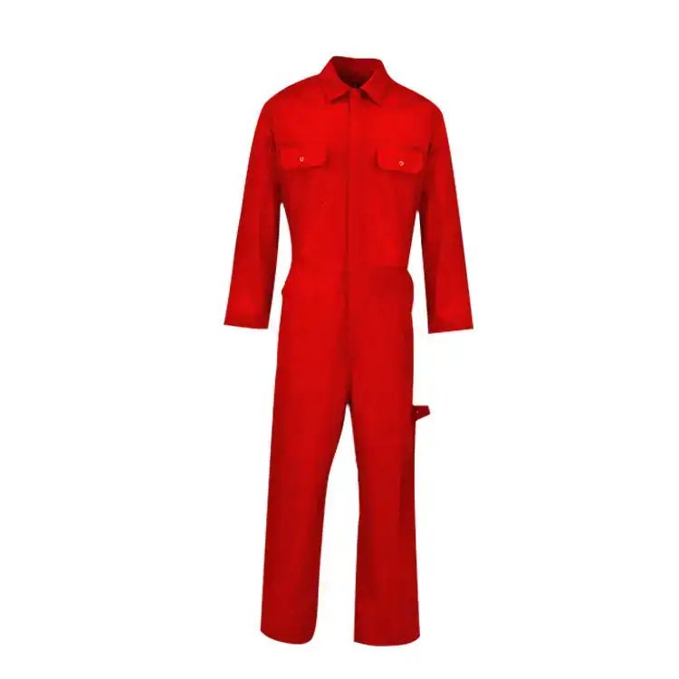 Long-Sleeve Multi-Pocket Coveralls Industrial Workwear for Professional Protection 1
