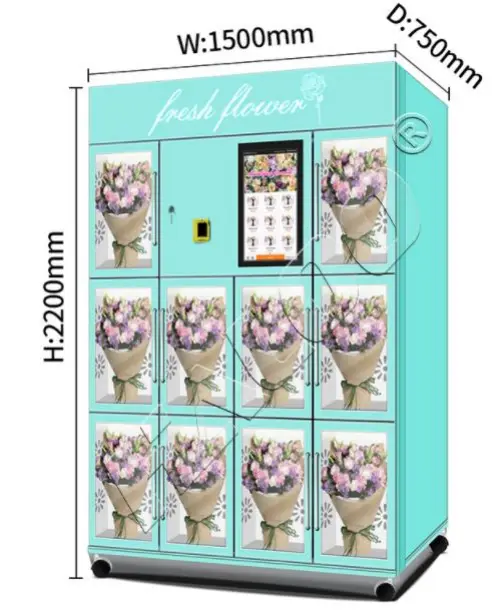 Bulk Production Flower Bouquet Vending Machine Company 2