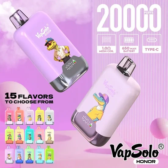 Vapsolo Honor 20000 20K Puffs Vape Pen Disposable E-Cigarette 1