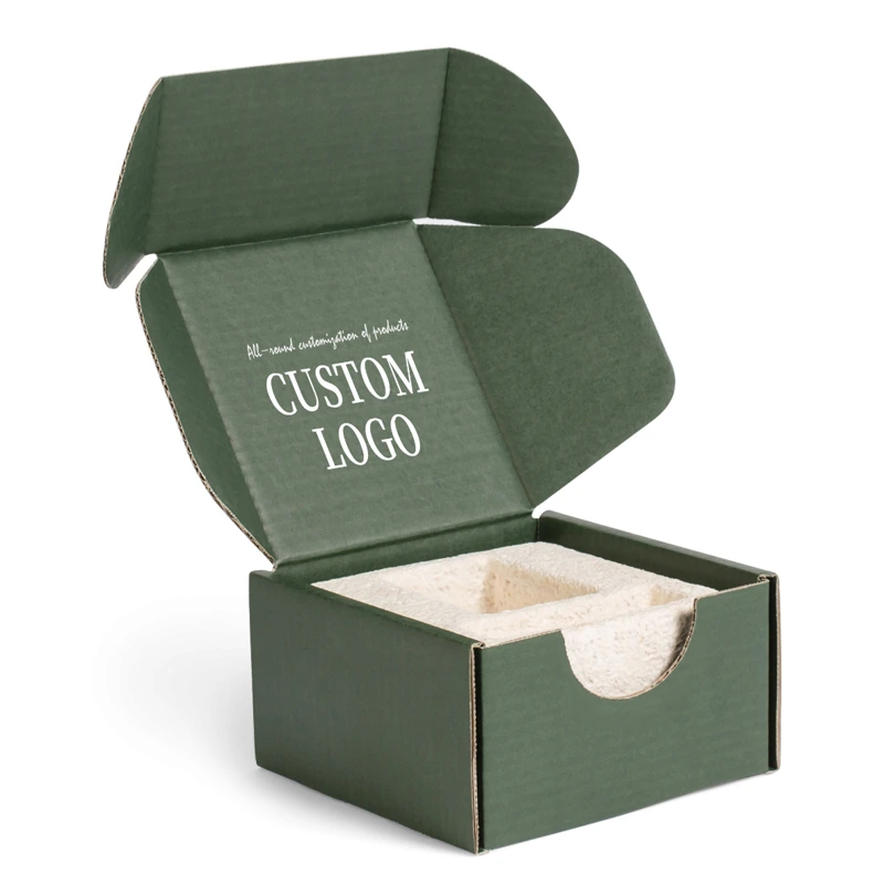 OEM Manufacturer Custom Printed Color Cardboard Mailer Shipping Postal Box Paper Packaging Corrugated Shipping Box for Garment 1