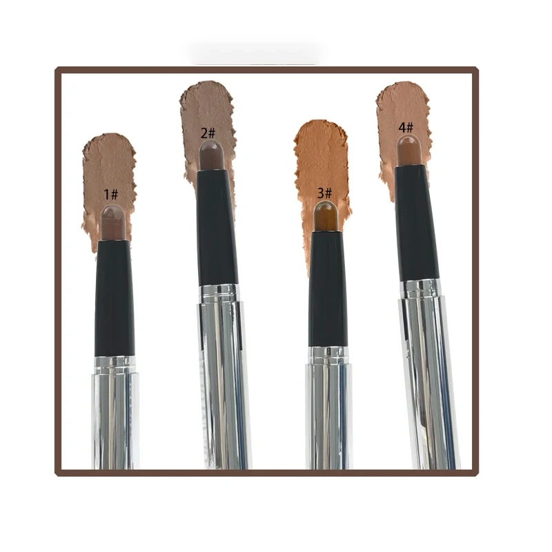 Mlm Custom Makeup Private Label Logo Retractable Lip Liner Nude Tube Vegan Brown Cream Lip Liner 1