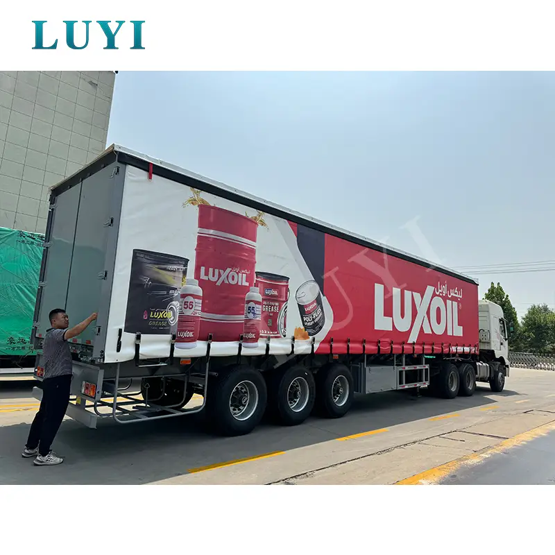 3-ASSLE Side-Hinged Curtain Semi-De-Trailer | لوي 1