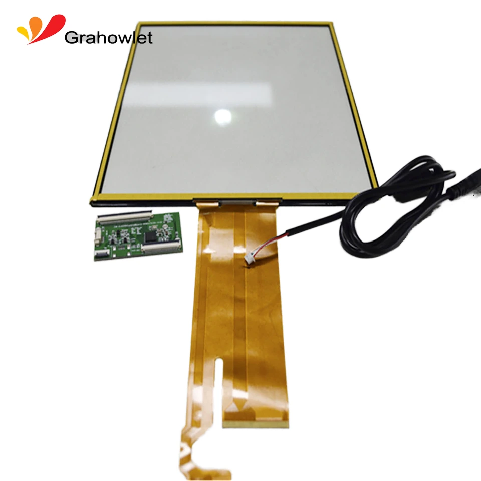 12.1 Inch Projected Capacitive Touch Screen 4x3 Cob With Usb Controller Board Industrial 10 Point Multi-touch 1