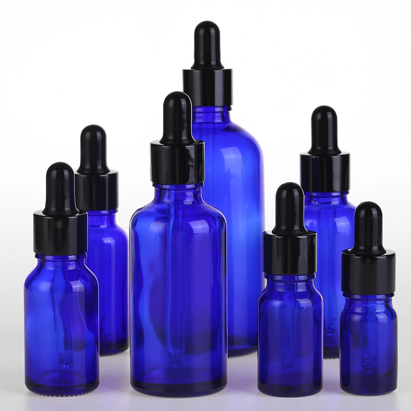 Green Essential Oil Bottle Set: 10ml, 30ml, 50ml Glass Dropper Bottles 1