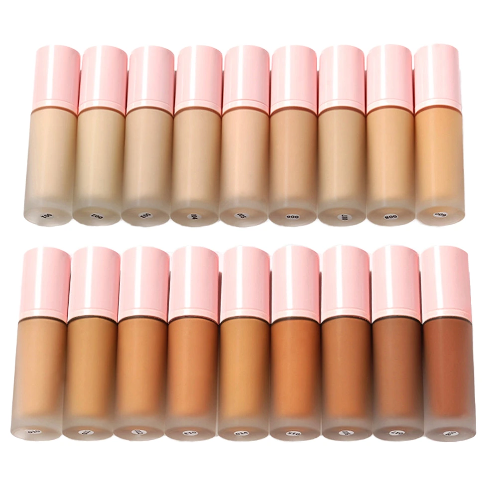 Private Label All-skin Waterproof Natural Pink Sunscreen Concealer 18 Colors Black Foundation Cosmetics Makeup Foundation 1