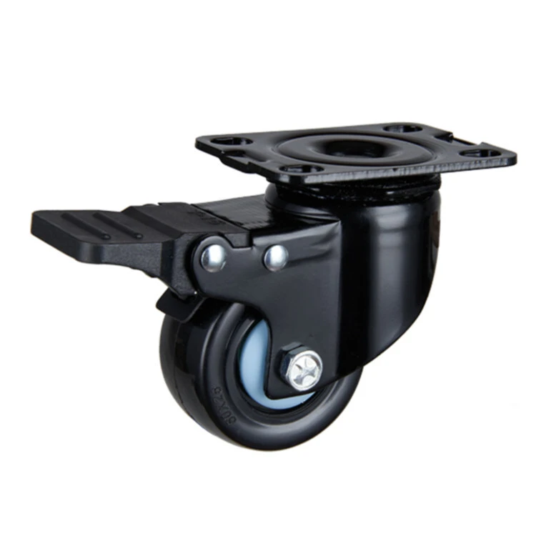 2 Inch Light Duty Caster Wheel Swivel Caster Wheel With Brake 1