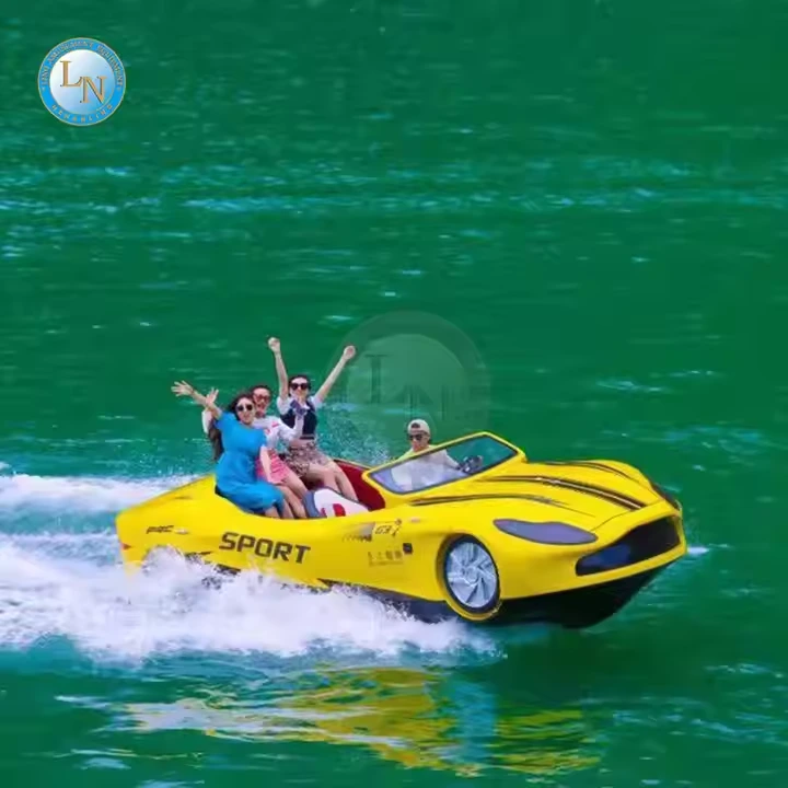 New Design Water Rides Luxury Water Supercar Motorboat Jet Ski Car Boat For Sale 1