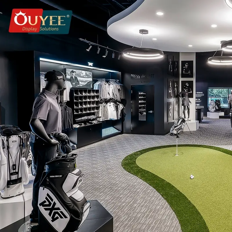 حامل ومنظم لعرض كرات الجولف على الحائط مصنوع من الأكريليك 1