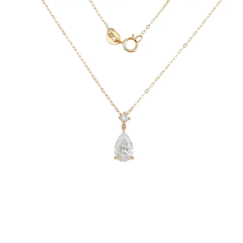 Lab Grown Diamond Heart Necklace by DKL Jewelry 2