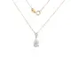 Lab Grown Diamond Heart Necklace by DKL Jewelry 2