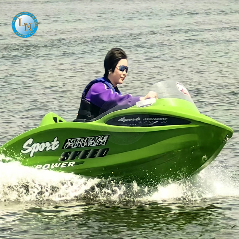 New Model Electric Water Go-karting Boat Mini Racing Jet Boat Go-kart Boat For Sale 1