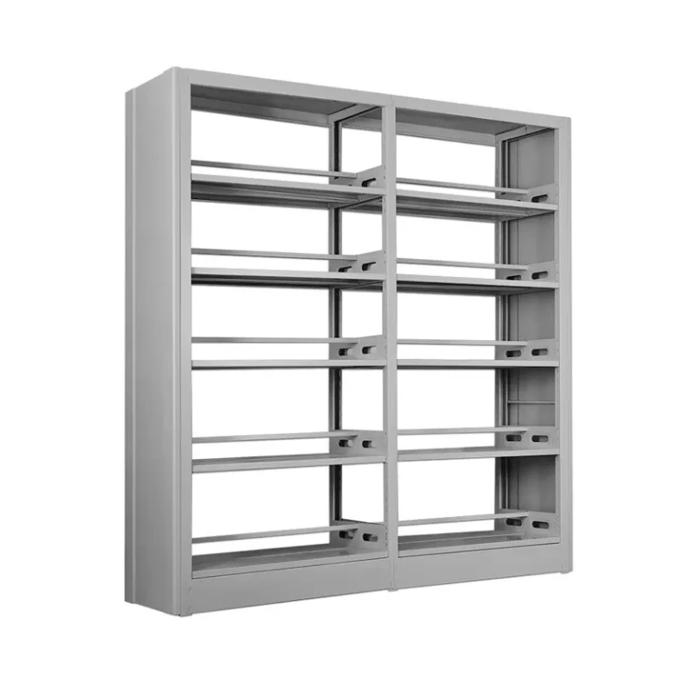 Wooden Shelf Metal Open Bookcase Custom Size with White Finish Modern Design for Home Office Dining Deco 1