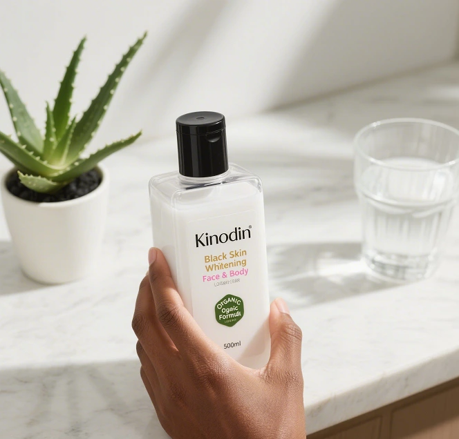 Loção Corporal Cremosa de Cenoura, Óleos Naturais para Todos os Tipos de Pele, Sabonete Luminoso de Mamão e Vitamina C, Fórmula Kojic com Óleo de Coco e Melaleuca 1