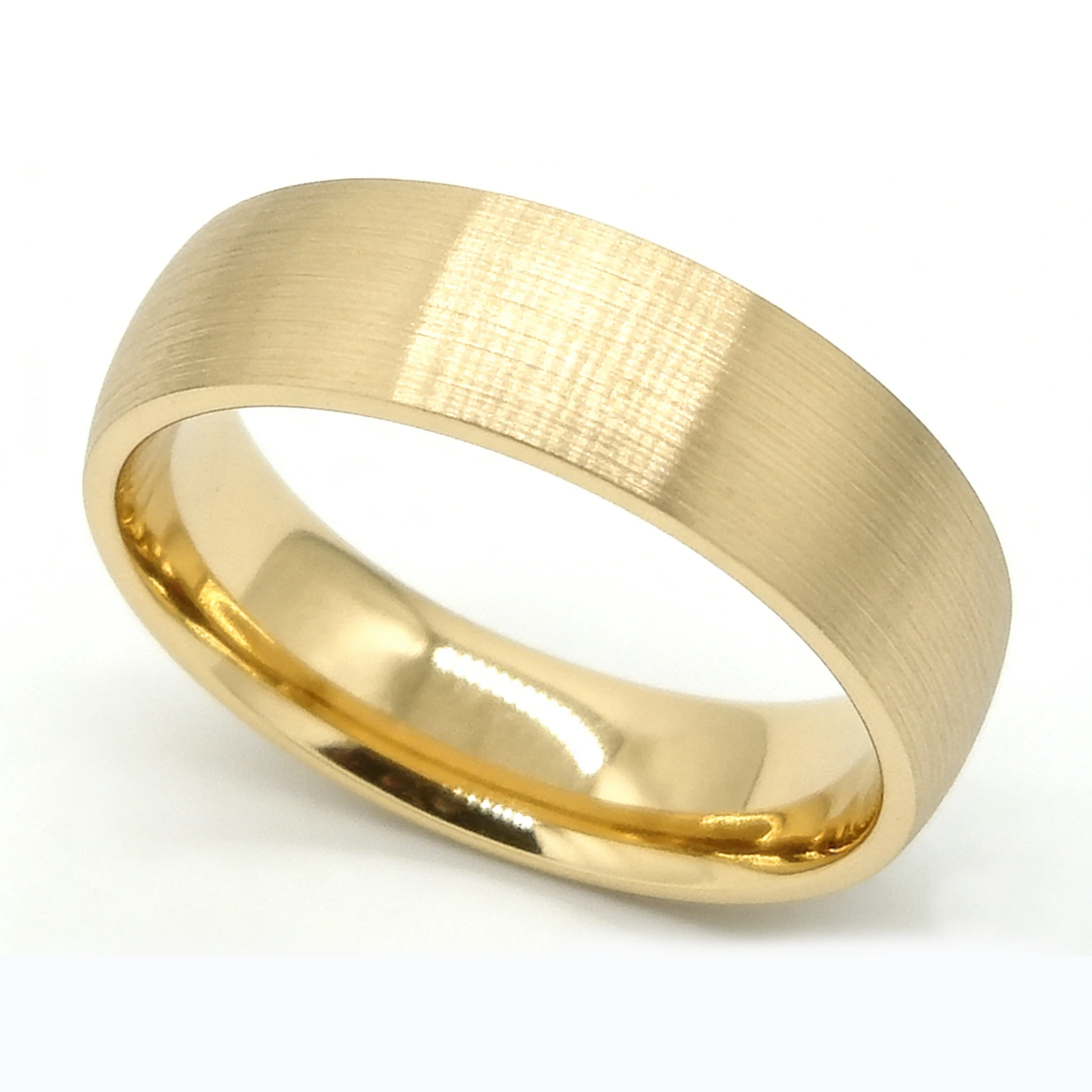 Anelli di fidanzamento da uomo in oro giallo 9k personalizzati, anelli di nozze in vero oro massiccio 1