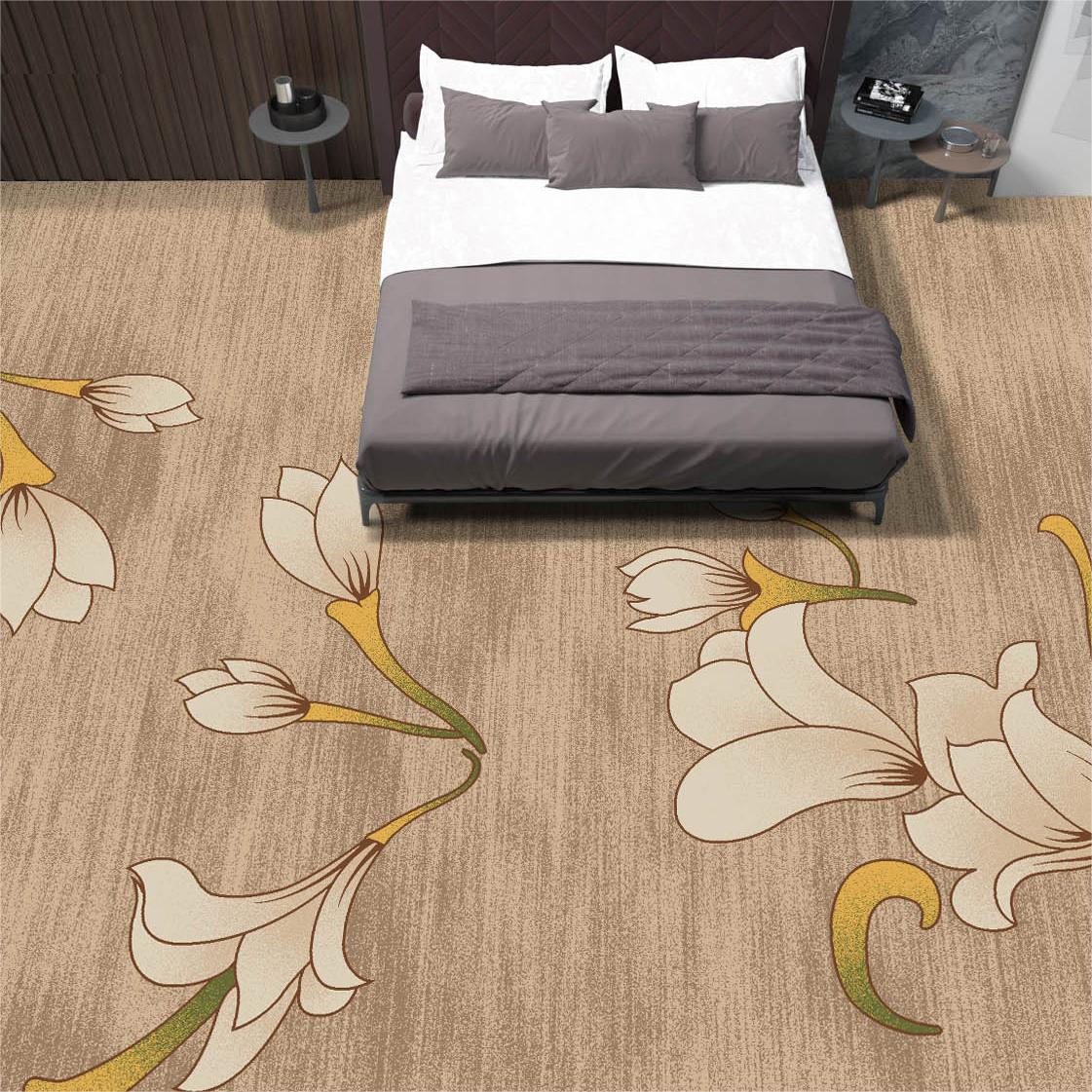 Tapis d'hôtel sur mesure en polyester antidérapant et lavable 6