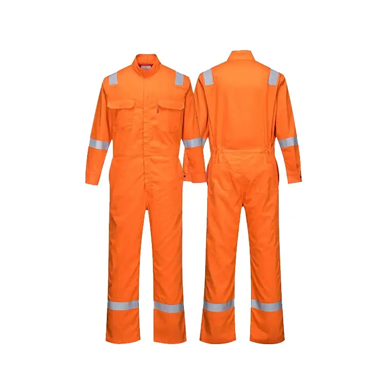 Customizable Multi-Color Construction Industry Fire-Resistant High-Visibility High-Reflectivity Safety Coveralls 1