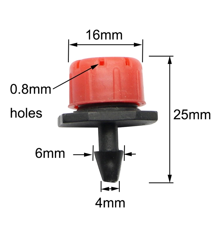 Plastic Adjustable Dripper for Garden & Farm Irrigation 1