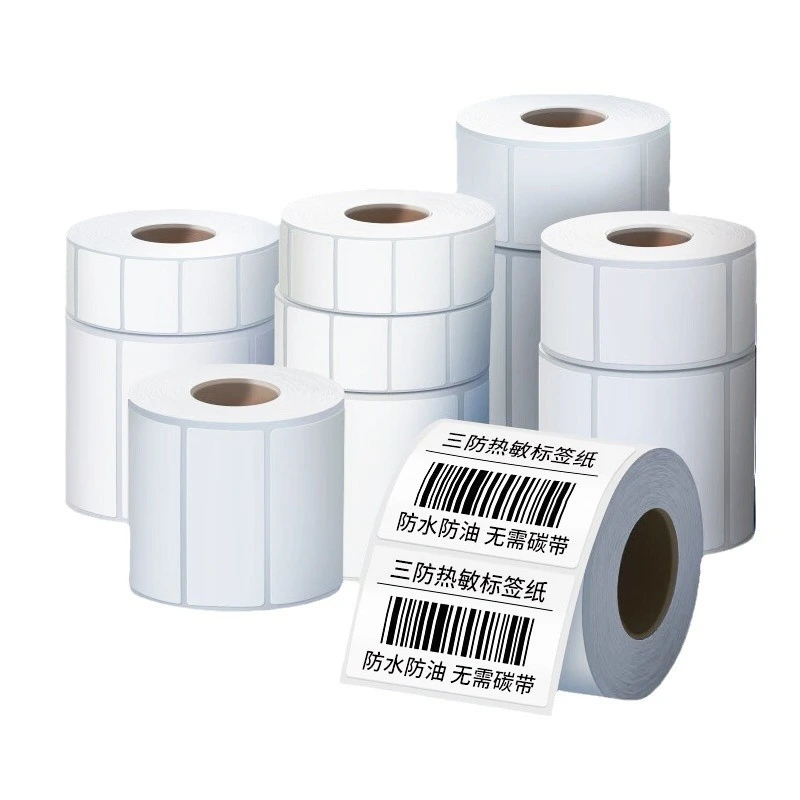 High Quality Thermal Label Self Adhesive Roll Address Paper Rolls Thermal Labels Waterproof Barcode Shipping Labels 1