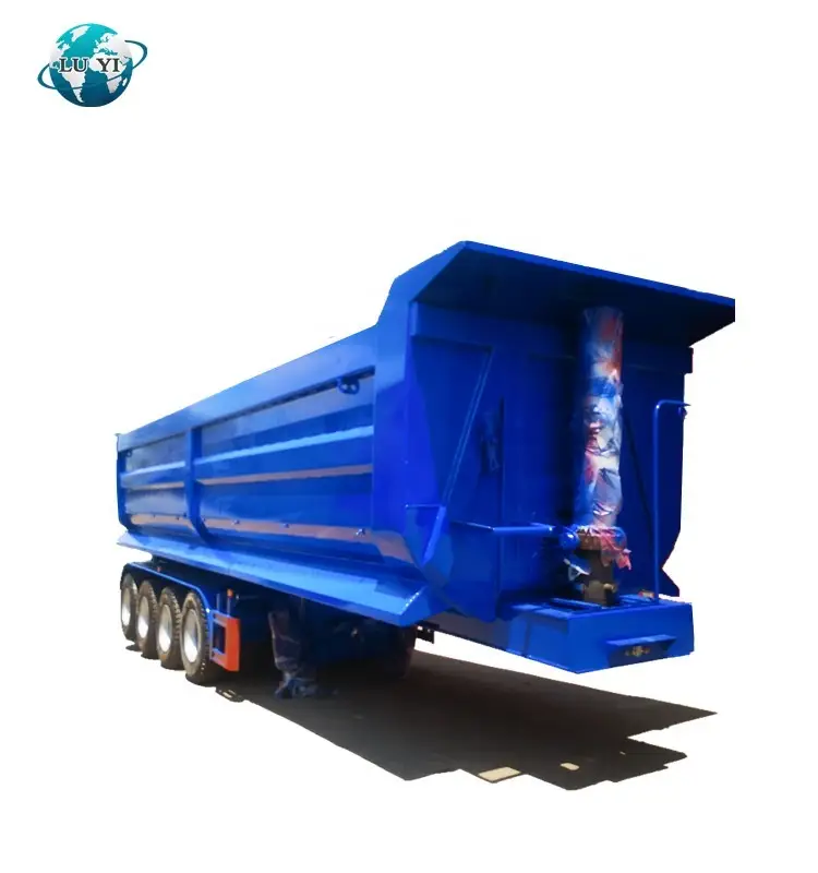 4 محاور خلفية Tipper Truck Trailer Telfiping | لوي 1
