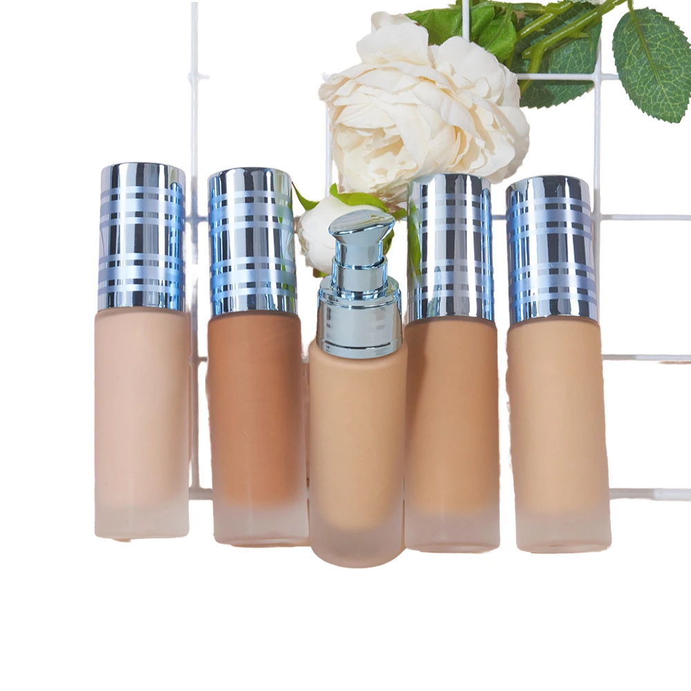 Mlm Private Label Vegan Foundation Cream Matte Mixed Finish Foundation Makeup Cosmetics Cushion Foundation Cosmetics 1