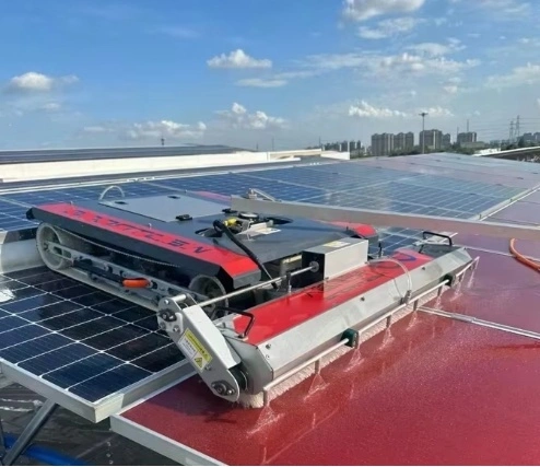 Ip68 Waterproof Automatic Robot For Industrial Solar Panel Cleaning 1