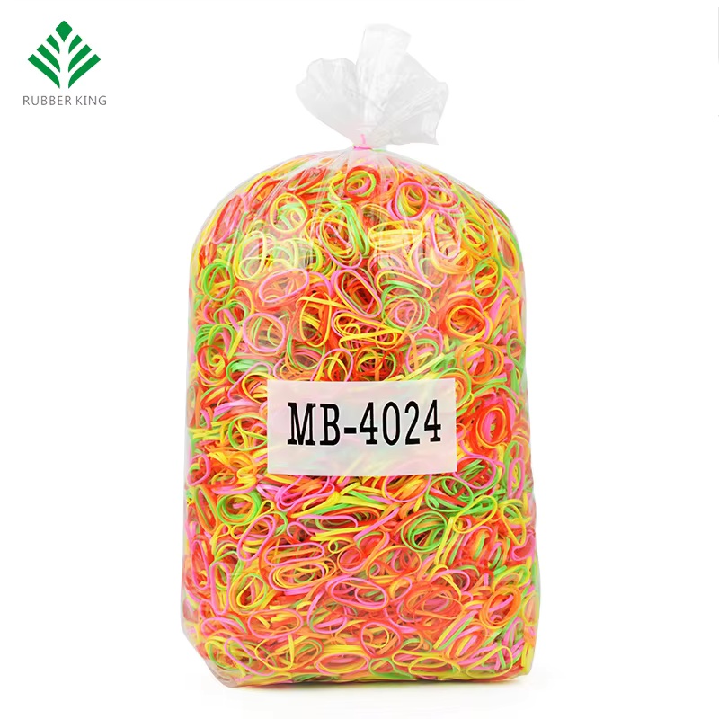Colorful TPU Rubber Hair Bands for Kids, Gentle Ponytail Ties – Wholesale 1