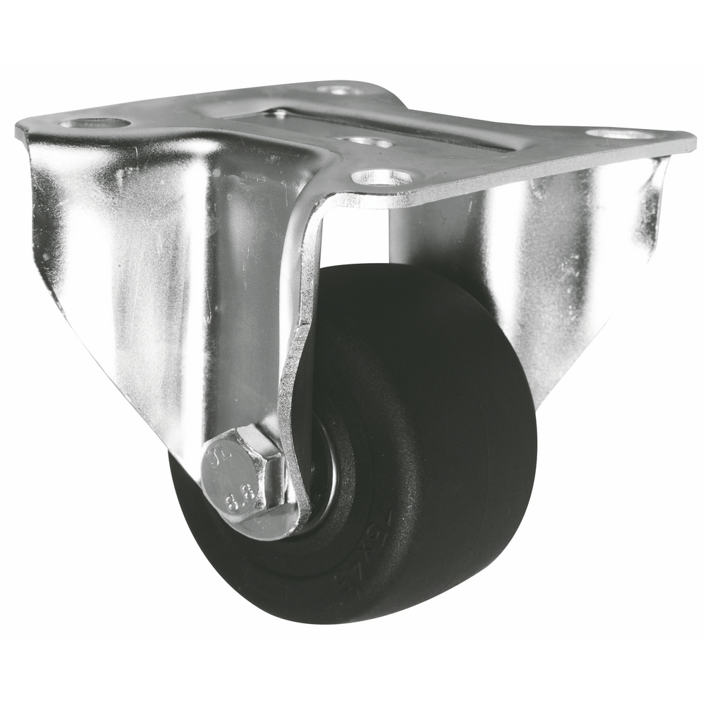 New Product Black Color 2.5inch 3inch Double Ball Bearing Nylon Industrial Equipment Use Heavy Duty Casters 1