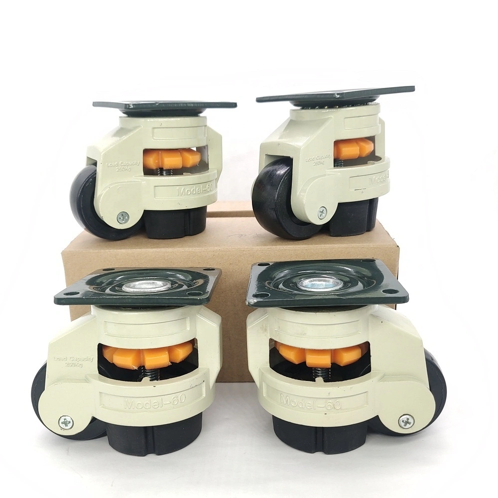 Nylon 50kgs Leveling Adjustable Heavy Duty Gd40f Caster Wheel Small 40mm Diameter Standard Solid Wheels 1