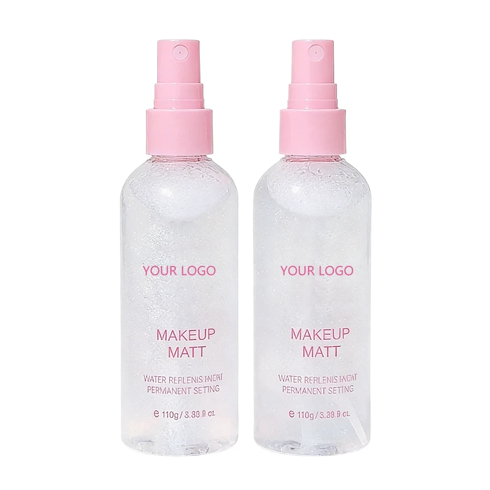 Mlm Long-lasting Setting Spray Hydrating Fix Mist Makeup Primer Glow Shimmer Oem Odm Herbal Nutritious Setting Spray 1