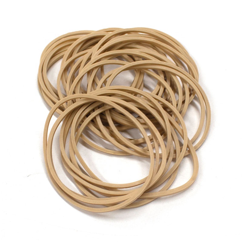2 Inch Beige Large Rubber Bands for Packaging & Warehouse Storage – Wholesale 4