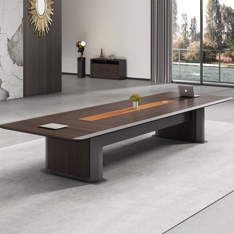 Table de conférence moderne et luxueuse, livrée d'usine, pour salle de réunion 1