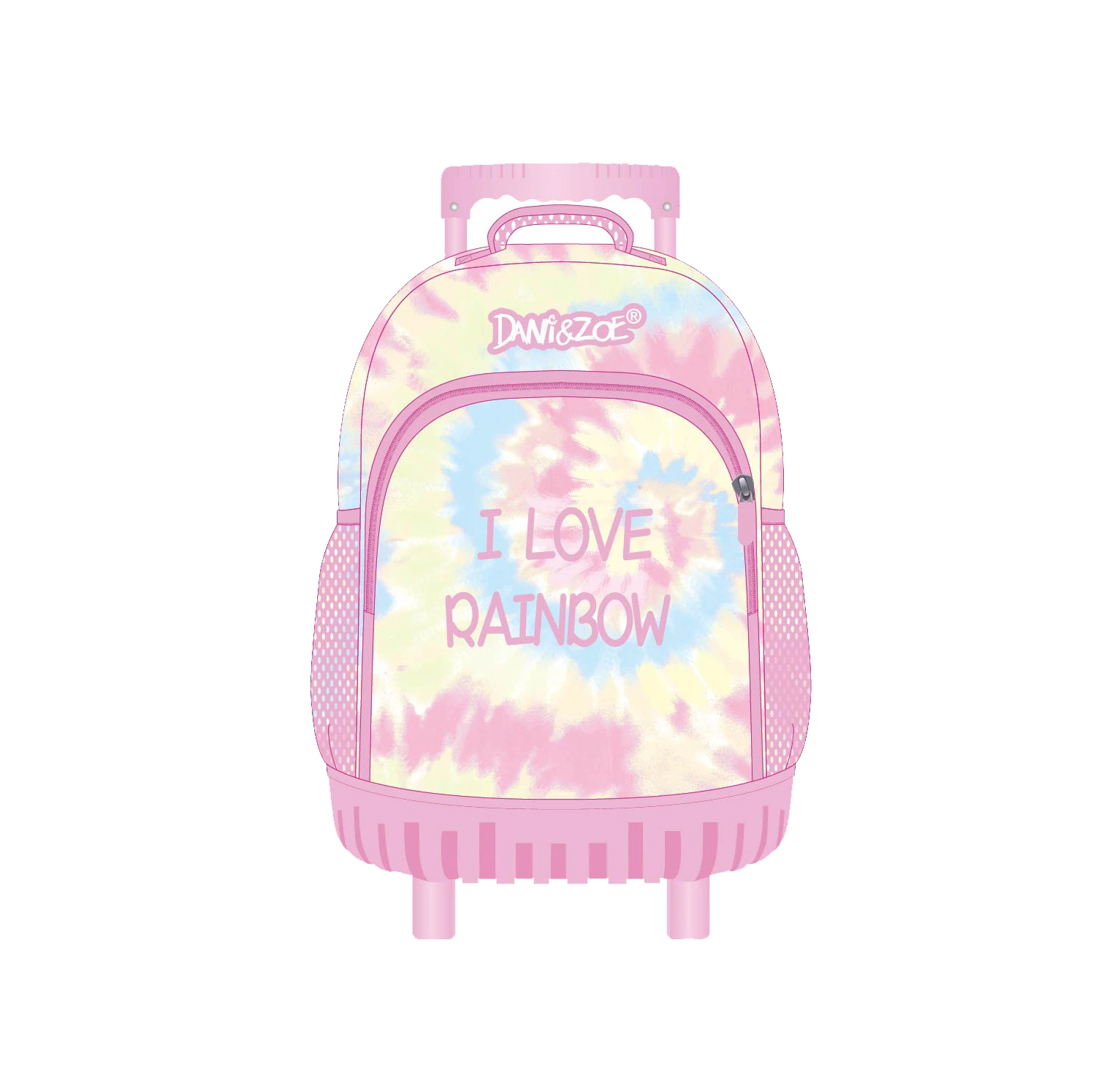 Wholesale High Quality Custom Wheeled Girl School Backpack Wheel Trolley School Bag Rolling Backpack Trolley Backpack 1