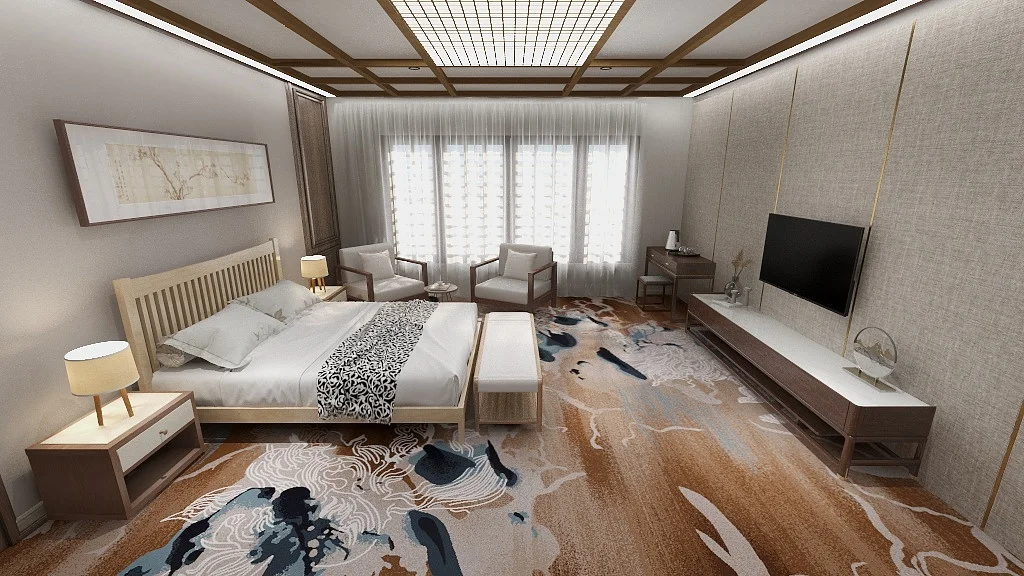 Tapis Akminster sur mesure imperméable en Turquie pour les chambres 5