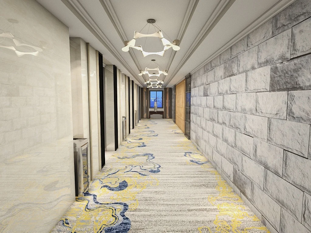 Moquette Wilton sur mesure pour salles de banquet et ascenseurs - Chine 6