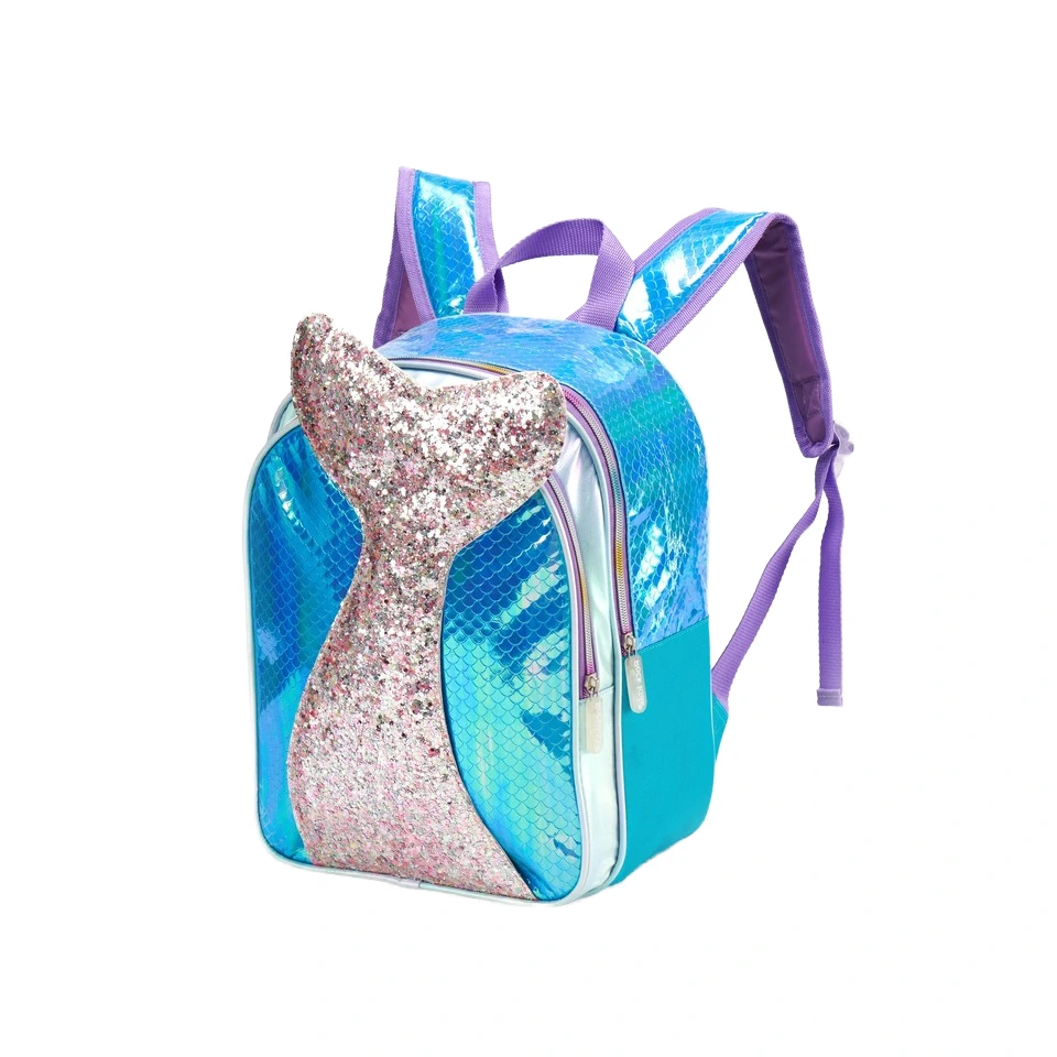 Fsy New Fashion Student Backpack Girl Fishtail Style Grade School Backpacks Cartoon Kindergarten Student Mini Bookbags Wholesale 1